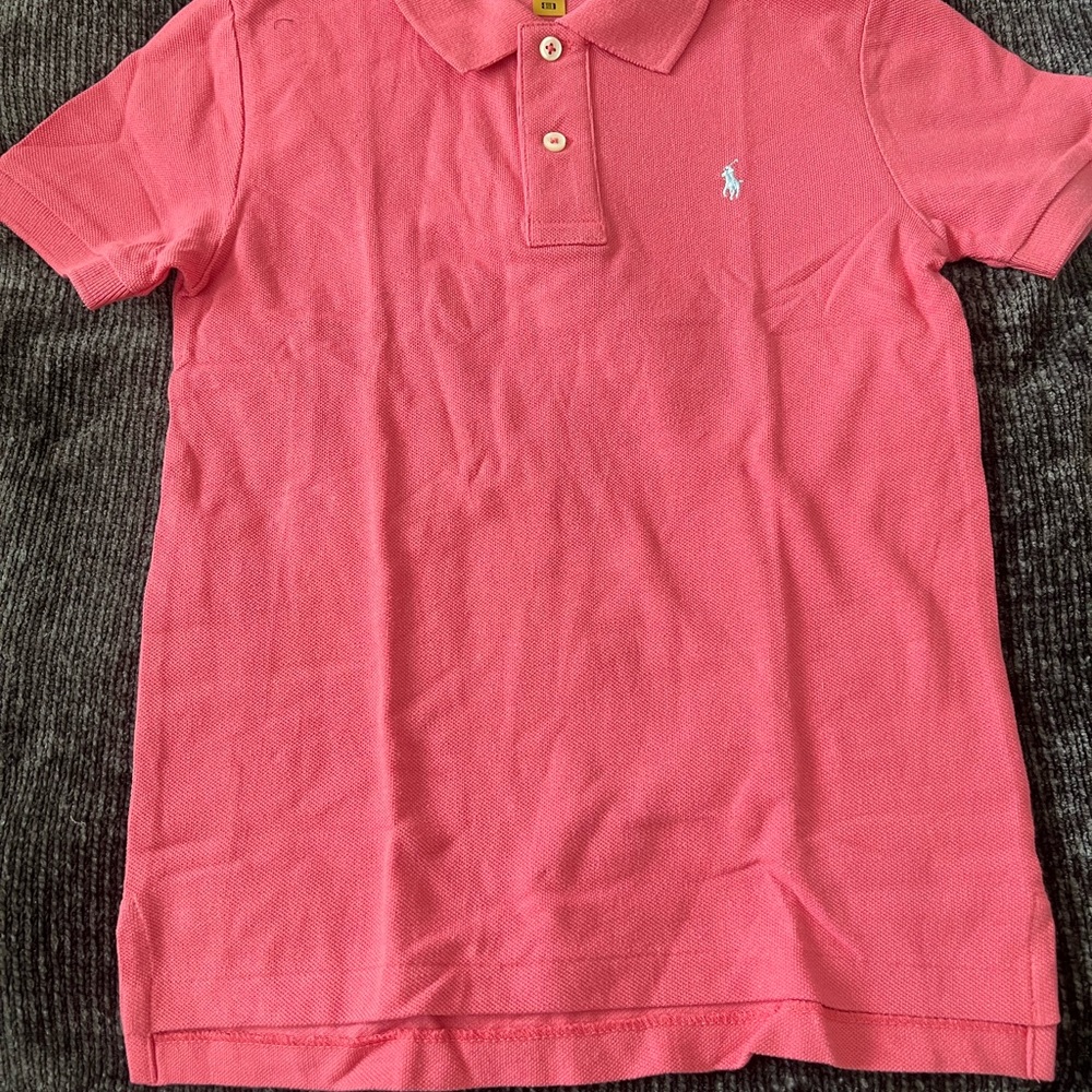Ralph Lauren Kids Coral ColoredPolo Shirt
